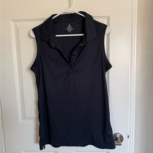Women's Sleeveless Black Top